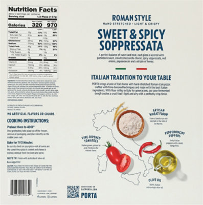 Porta Pizza Soppressata Sweet&spicy - 16.6 oz - Image 5