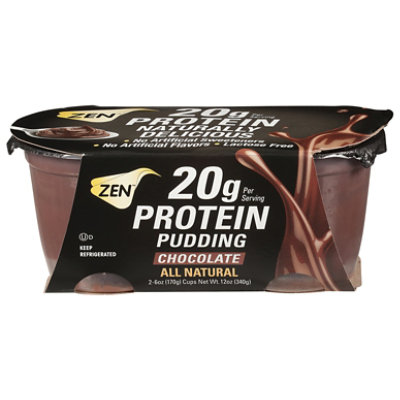 Zen Chocolate Protein Pudding 12 Oz, 2 Ct - 12 oz - Image 2