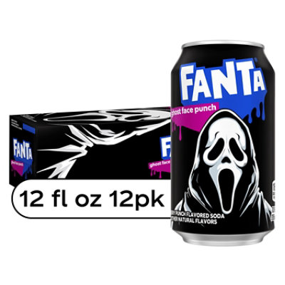 12pk Fanta Ghost Face Punch - 144 fl oz - Image 1