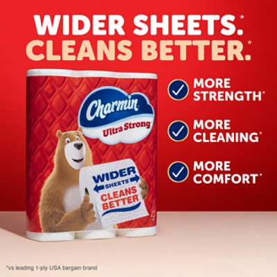 Charmin Ultra Strong Toilet Tissue Dry 2 Ply Unscented Not Applicable - 6.0 ct - Image 2