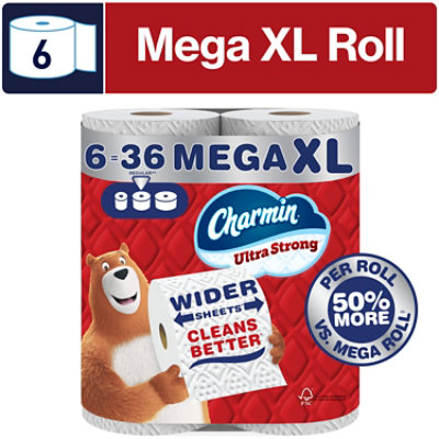 Charmin Strong 6xl - 6 ct - Image 1