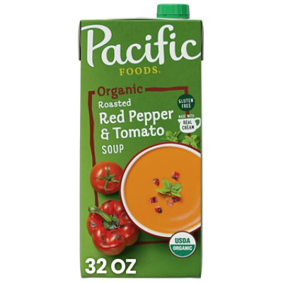 Pacific Roasted Red Pepper And Tomato Organic Soup 32fz - 32 fl oz - Image 1