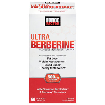 Force Factor Ultra Berberine Capsules, 60ct, Box, Fg - 60 ct - Image 1