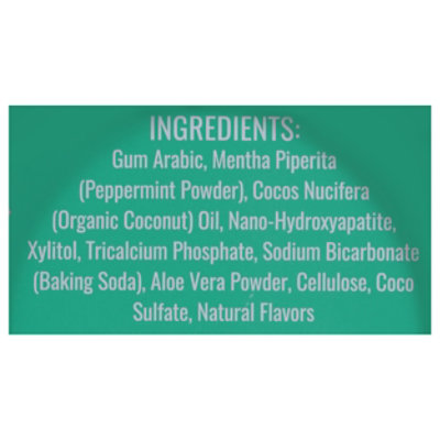 Dr Gingers Toothpaste Tablets Coconut - 60 ct - Image 3