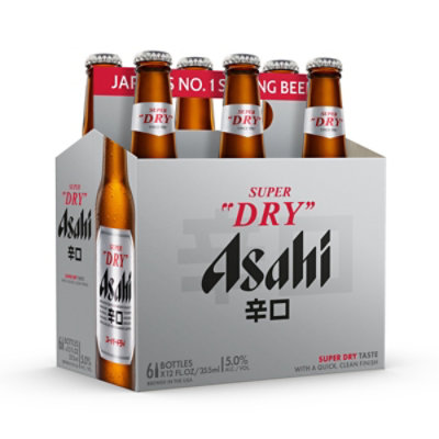 Asahi Super Dry 6-12 Fz. Bottles - 6-12 FZ - vons