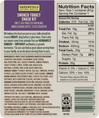 Greenfield Protein Snack Kit Turkey - 3.1 OZ - Image 5