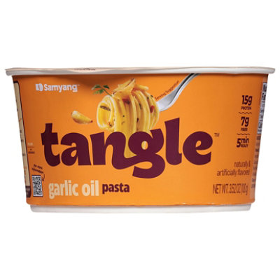 Samyang Pasta Tangle Oil Garlic Bowl - 3.52 Oz - Image 2
