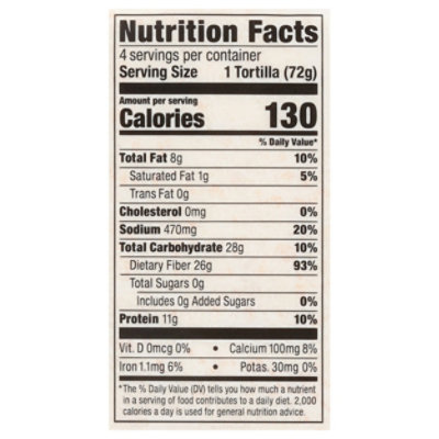 Hero Flour Tortillas - 4 Count - Image 3