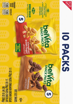 Belvita Cinnamon Brown Sugar & Chocolate Cookies - 10 - 1 Oz - Image 6