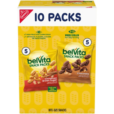 Belvita Cinnamon Brown Sugar & Chocolate Cookies - 10 - 1 Oz - Image 1