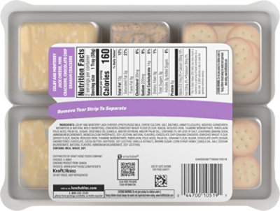 Lunchables Snackables With Colby & Monterey Jack Cheese Crackers & Chocolate Chip Snack Kit 2.64oz - 2.64 OZ - Image 5
