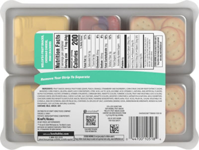 Lunchables Snackables With Welch's Fruit Snacks Cheddar Cheese & Mini Crackers Snack Kit 3.81oz - 3.81 OZ - Image 5