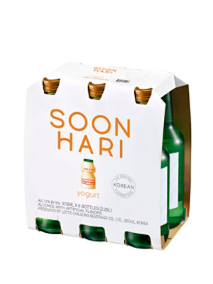 Soon Hari Yogurt Soju - 6-375 Ml - Image 1