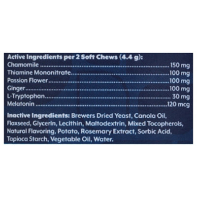 Naturvet Quiet Moments With Melatonin Dog Soft Chew - 40 Count - Image 3