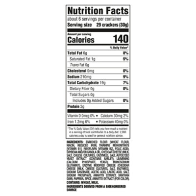 Cheese Nibs Cheddar Squares Crackers - 6.35 Oz - Image 4