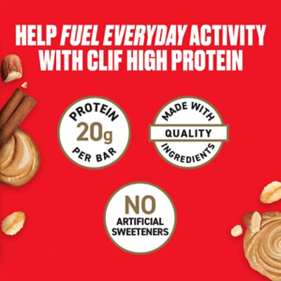 Clif High Protein Cinnamon French Toast Energy Bar - 4-9.6 Oz - Image 5