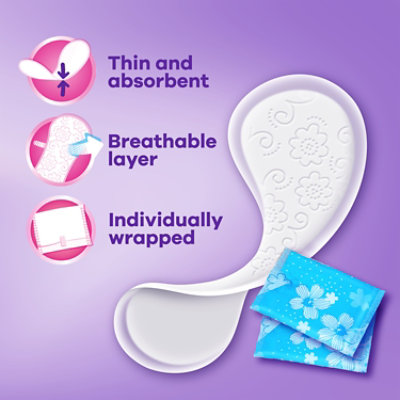 Always Daily Liners, Regular Absorbency, Unscented - 216 Count - Image 3