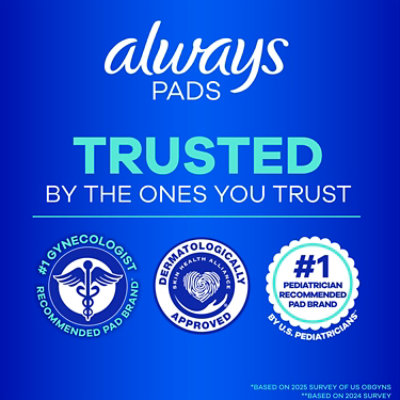 Always Ultra Thin Pads Reg - Sz1 - 62 Count - Image 6
