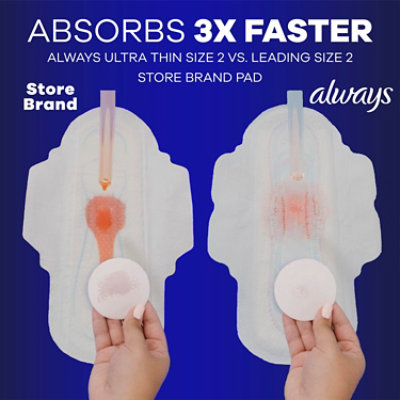 Always Ultra Thin Pads, Size 5 - 15 Count - Image 3