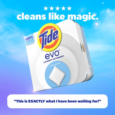 Tide Evo Detergent Tiles Free & Gentle - 42 Count - Image 8