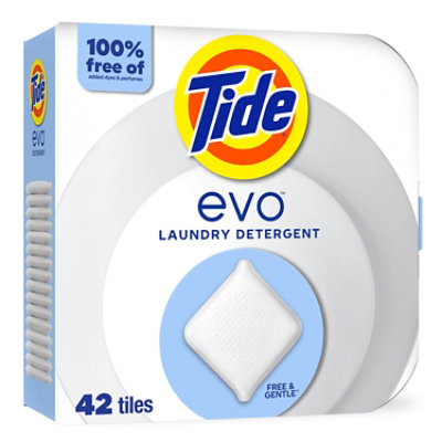 Tide Evo Detergent Tiles Free & Gentle - 42 Count - Image 1