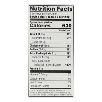 Decadent Reese's Peanut Butter Cookies 2 Count - 10 Oz - Image 3