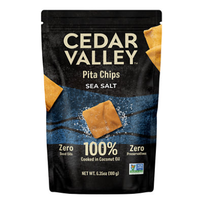 Cedar Valley Sea Salt Pita Chips - 6.35 Oz - Image 1