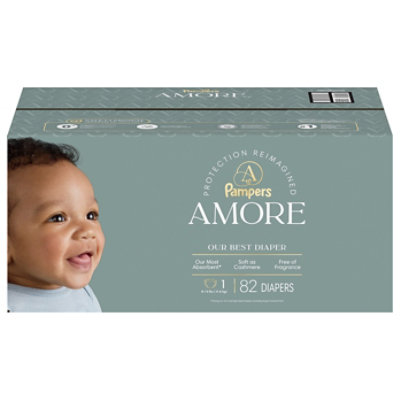 Pampers Amore Diapers Base Version 4.5X 1/Small - 82 Count - Image 2