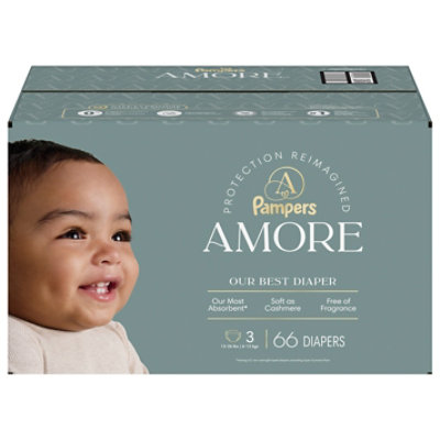 Pampers Amore Diapers Base Version 4.5X 3/Midi - 66 Count - Image 2