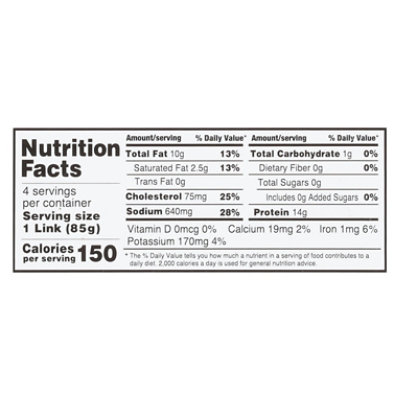 Amylu Organic Sweet Italian Chicken Sausages - 12 Oz - Image 3