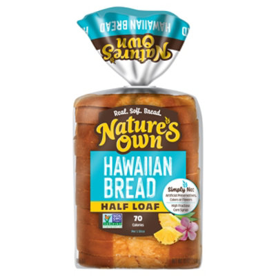 Natures Own Hawaiian Half Loaf Bread - Image 4