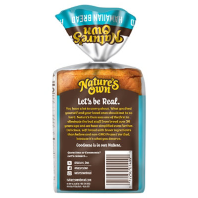 Natures Own Hawaiian Half Loaf Bread - Image 7