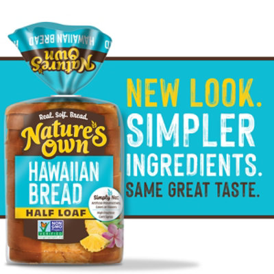 Natures Own Hawaiian Half Loaf Bread - Image 2
