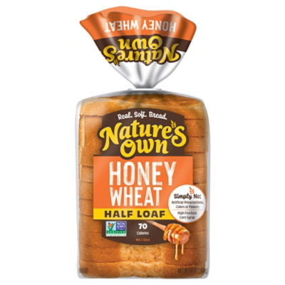 Natures Own Honey Wheat Half Loaf Bread - 10 Oz - Image 1