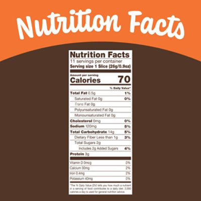 Natures Own Honey Wheat Half Loaf Bread - 10 Oz - Image 5