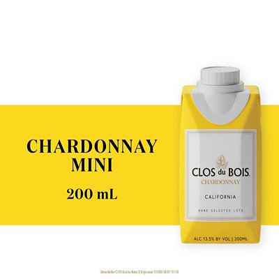 Clos Du Bois Chardonnay Single Mini Tetra 200Ml Wine - 200 Ml - Image 1