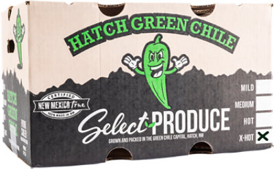 Peppers Hatch New Mexico Extra Hot - 25 LB - Image 1