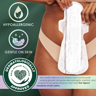 L. Extra Long Maxi Pads With Wings, Overnight Absorbency, 28 Count - 28 ct - Image 7