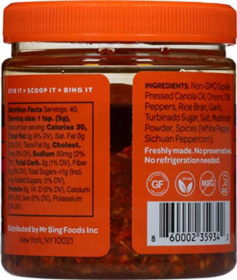 Mr Bing Spicy Chili Crisp - 7 Oz - Image 5