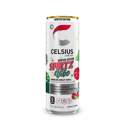 Sparkling Spritz Vibe Winter Edition Energy Sugar Free Drink 12oz - 12 fl oz - Image 1