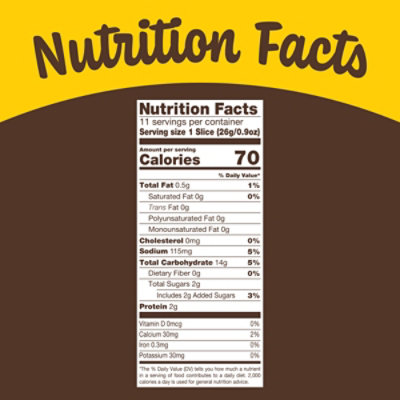 Natures Own Butterbread Half Loaf 10 Oz - 10 oz - Image 5