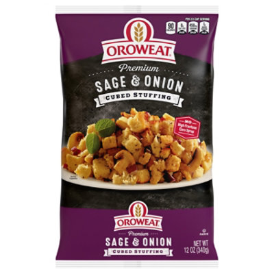 Oroweat Premium Sage & Onion Cubed Stuffing, 12 Oz - 12 oz - Image 1