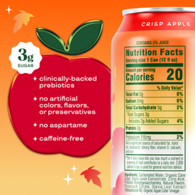 Bloom Pop Crisp Apple 12 Fl Oz Can - 12 fl oz - Image 2