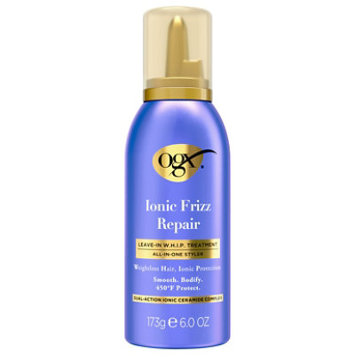 【F080】ARAMIS TONIQUE POUR CHEVEUX Ogx Ionic Frizz Repair Leave-in W.h.i.p. Treatment 6 Fl Oz - 6 FZ