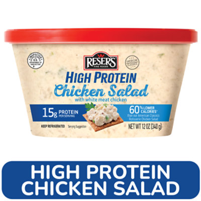 Resers High Protein Chicken Salad - 12 OZ - Image 1