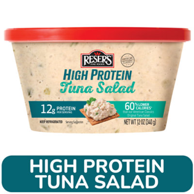 Resers Tuna Salad High Protein - 12 OZ - Image 1