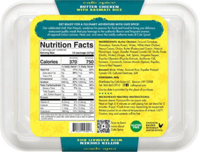 Cafe Spice Chicken Butter Basmati Rce - 16 OZ - Image 5