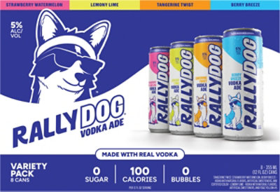 Rally Dog Vodka Ade Variety Pack - 8-12 FZ - Image 4