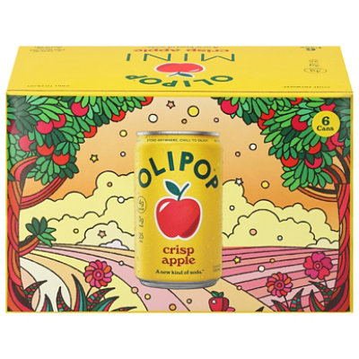 Olipop Prebiotic Soda Crisp Apple Mini 6-7.5fz - 6-7.5 FZ - Image 2