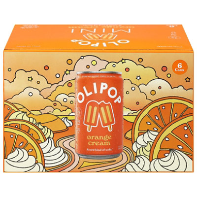 Olipop Prebiotic Soda Orange Cream Mini 6-7.5fz - 6-7.5 FZ - Image 2